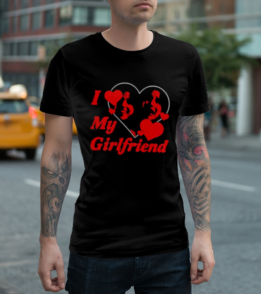 Obsession 2026 Nikki I Love My Girlfriend Hearts T-Shirt