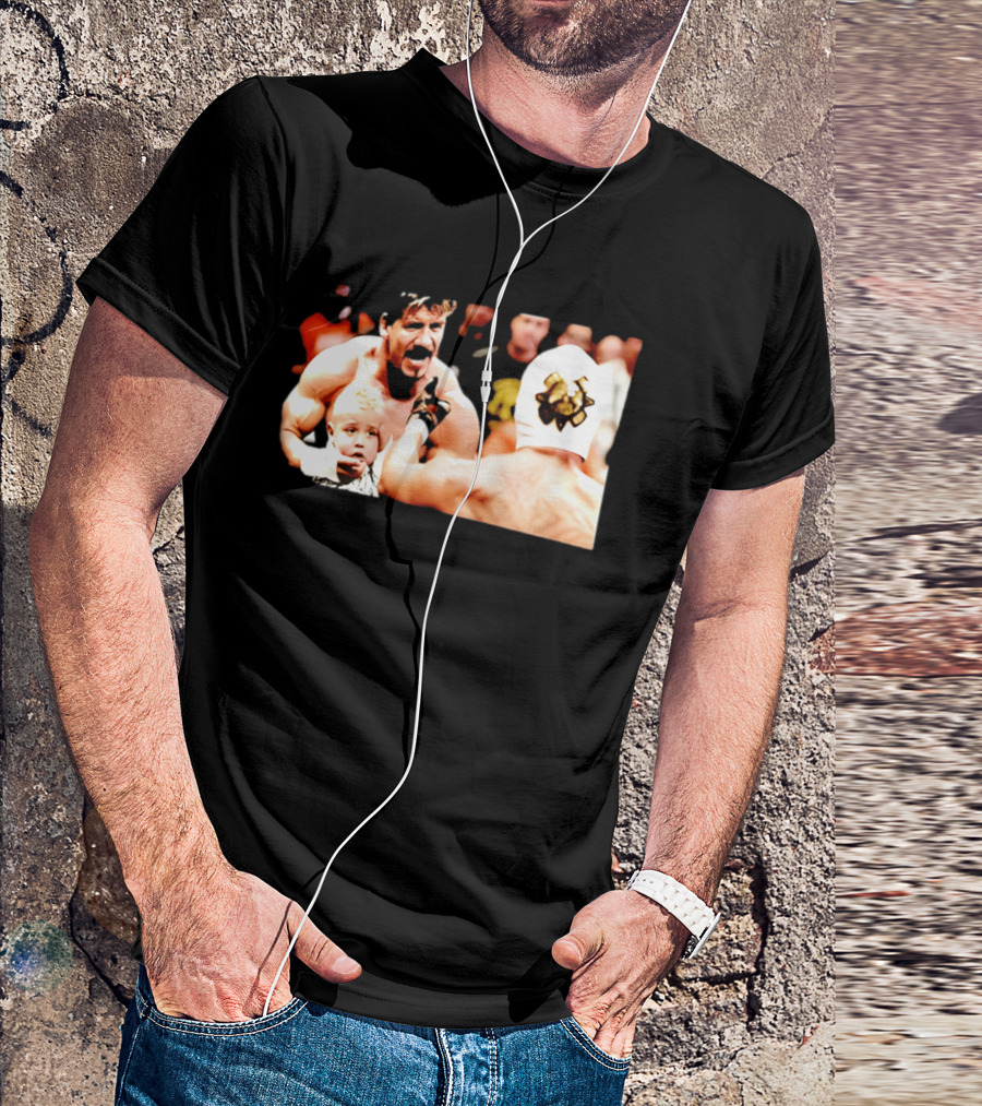 Eddie Guerrero Rey Mysterio Dominik Mysterio Custody Battle Iconic Wrestling Moment T-Shirt