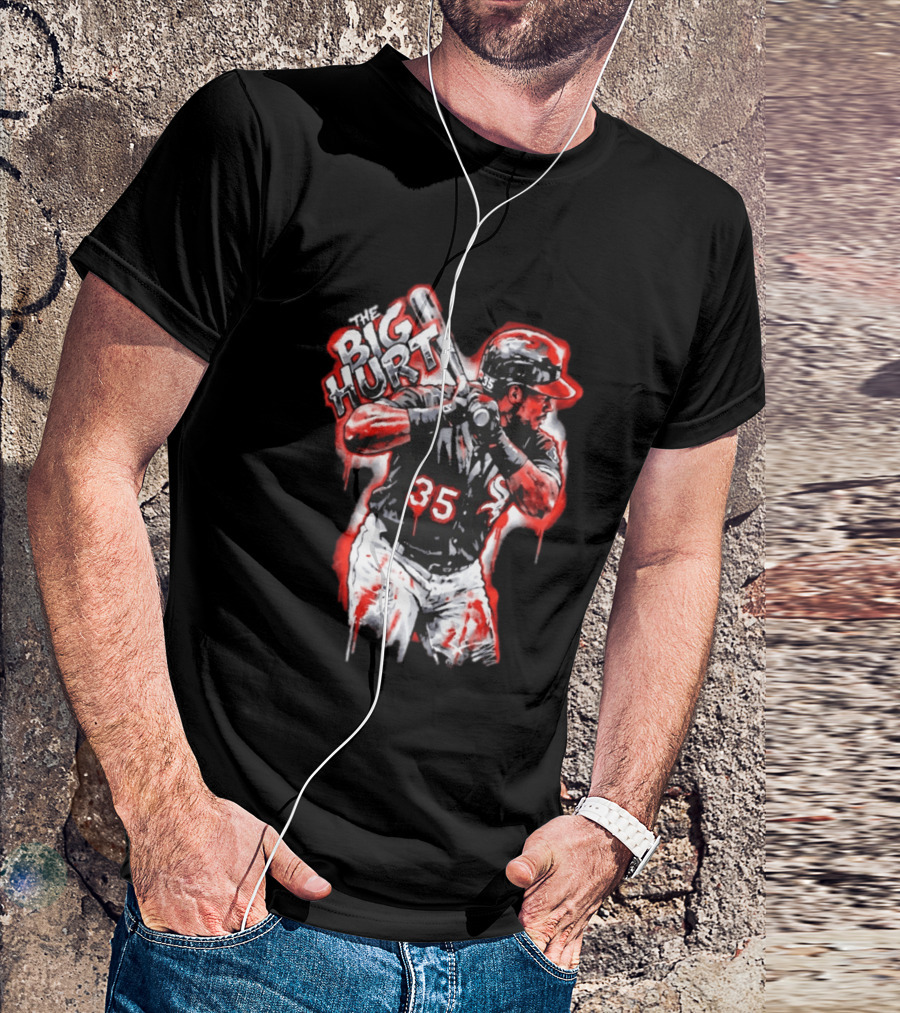 Frank Thomas The Big Hurt 35 Chicago White Sox T-Shirt