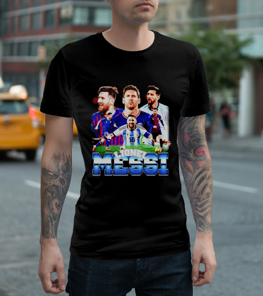 Lionel Messi Barcelona Paris Saint Germain Argentina Football Legend T-Shirt