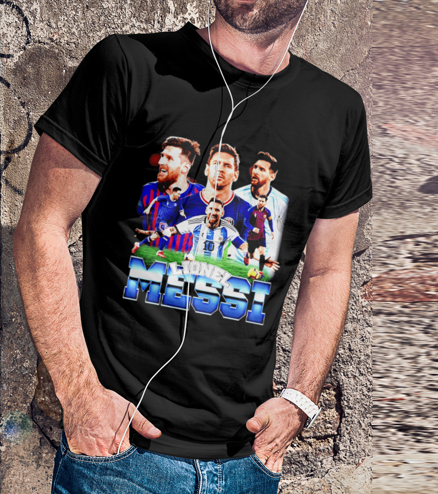 Lionel Messi Barcelona Paris Saint Germain Argentina Football Legend T-Shirt