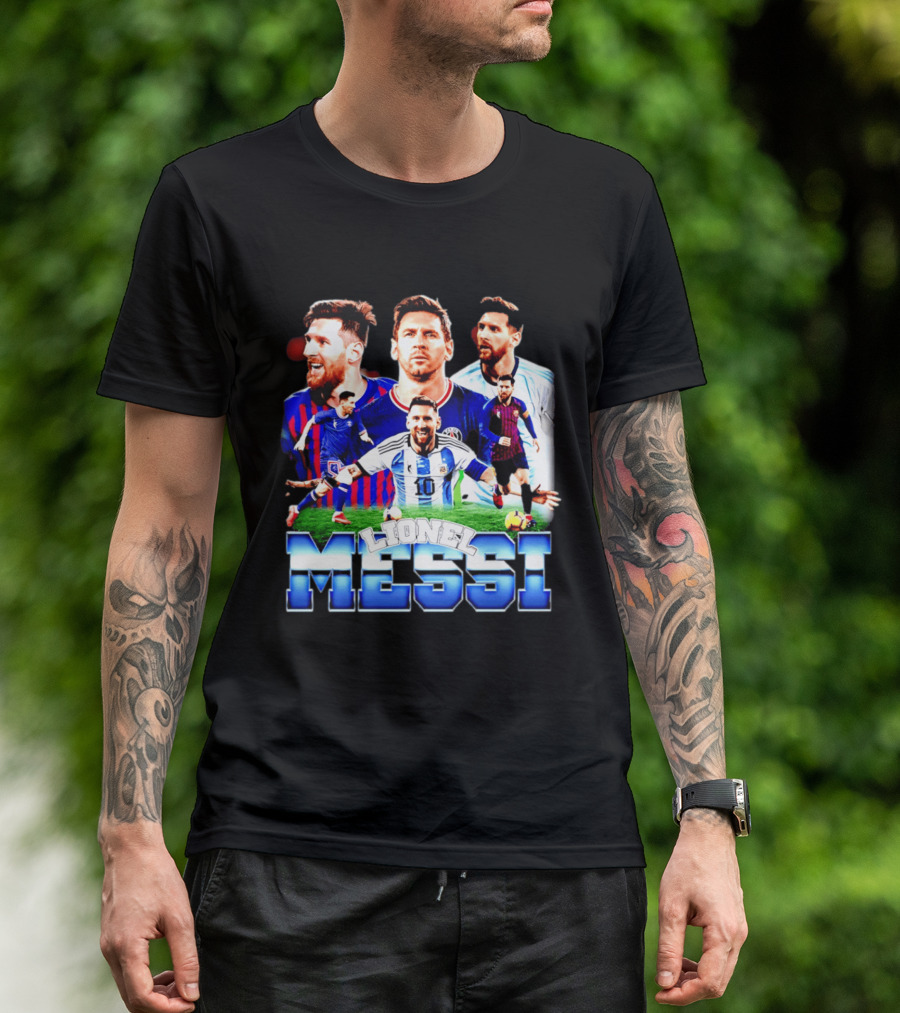 Lionel Messi Barcelona Paris Saint Germain Argentina Football Legend T-Shirt