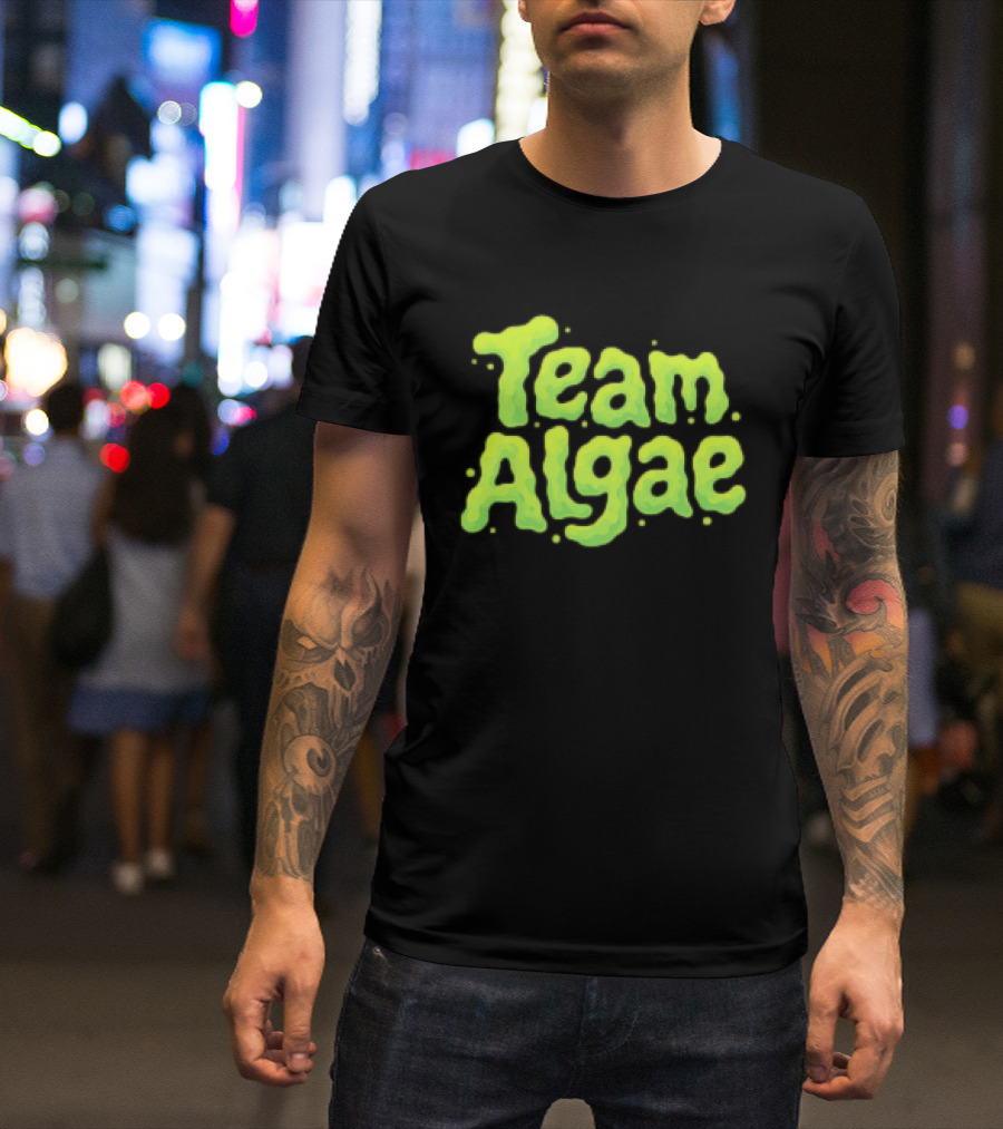 Team Algae Slime Green Nature Biology T-Shirt