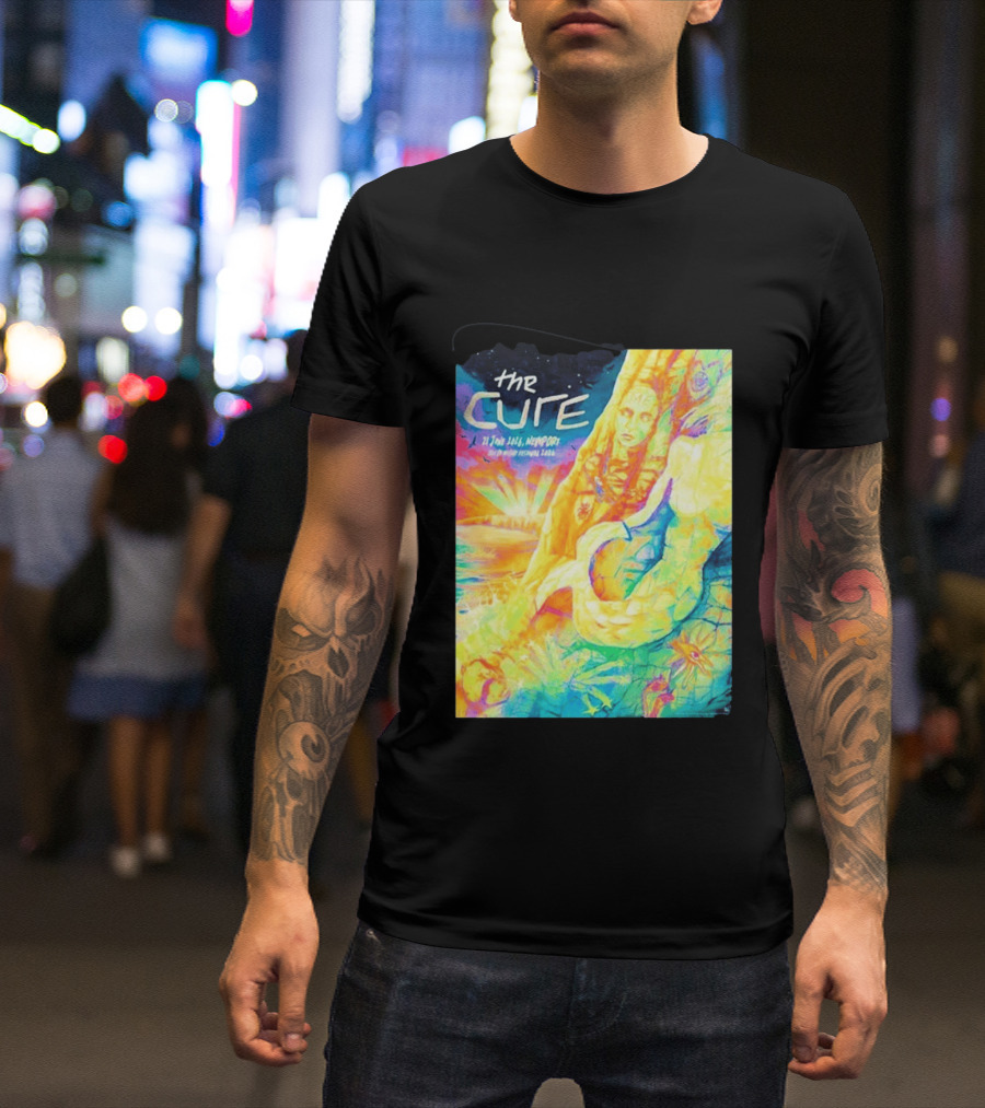 The Cure Isle Of Wight Festival Newport June 21 2026 Psychedelic T-Shirt