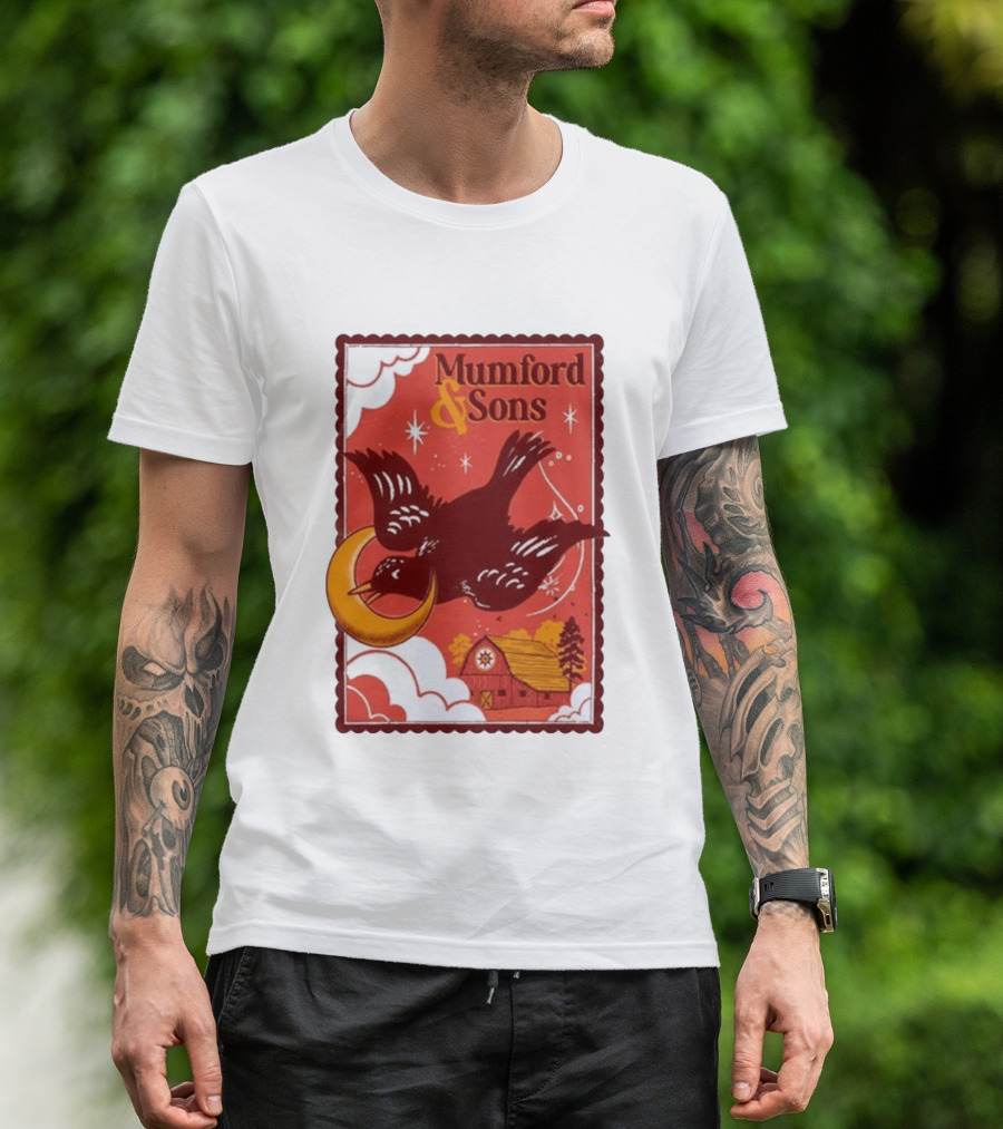 Mumford And Sons Concert June 20 2026 Hershey PA Barn And Bird T-Shirt
