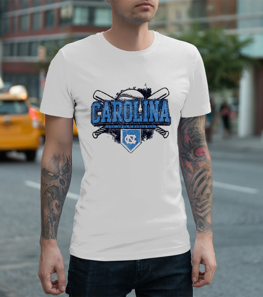 North Carolina Tar Heels Baseball UNC NCAA Carolina Tar Heels T-Shirt