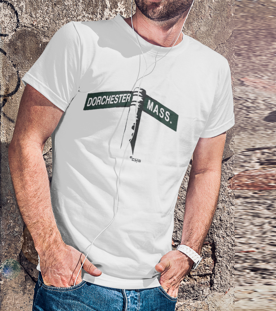 Dorchester Mass Street Sign Key T-Shirt