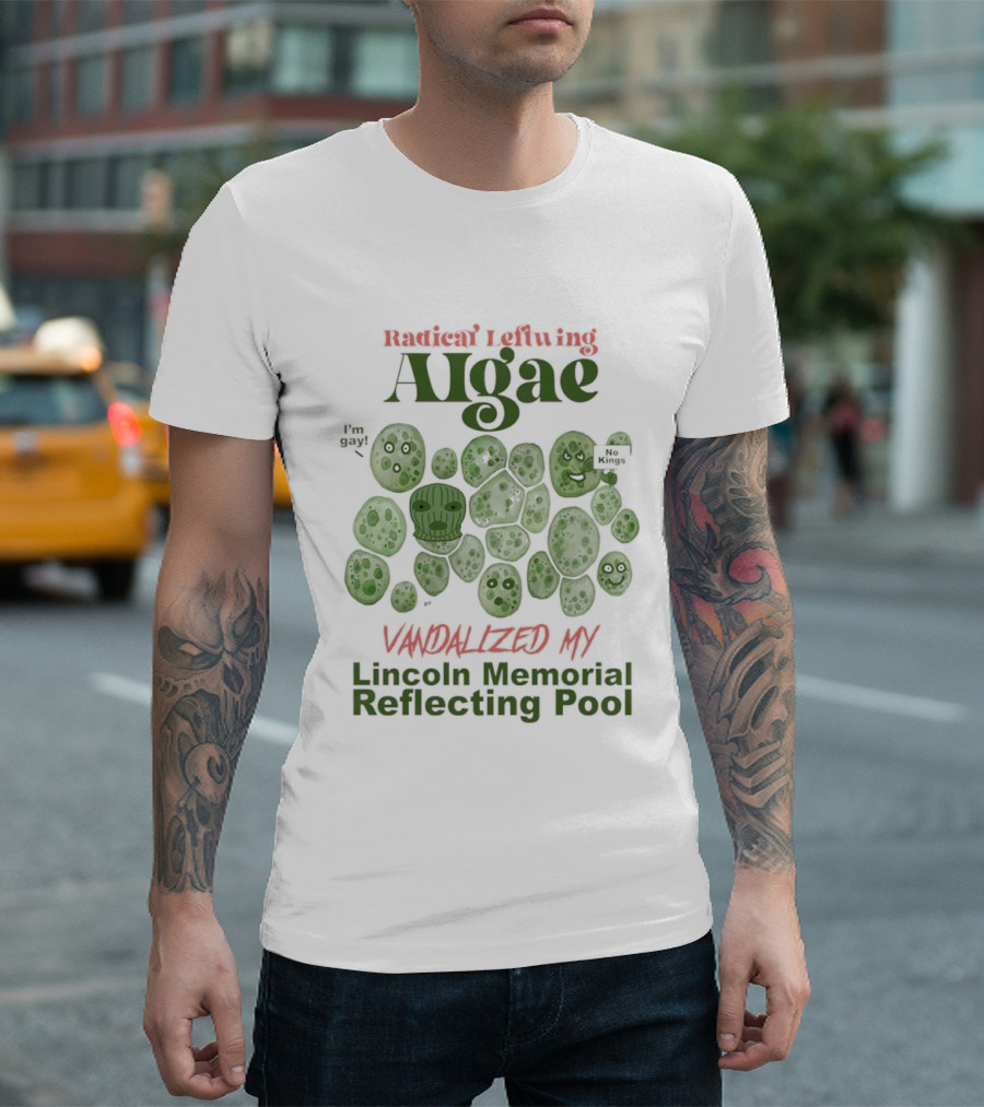 Radical Leftwing Algae Vandalized My Lincoln Memorial Reflecting Pool T-Shirt