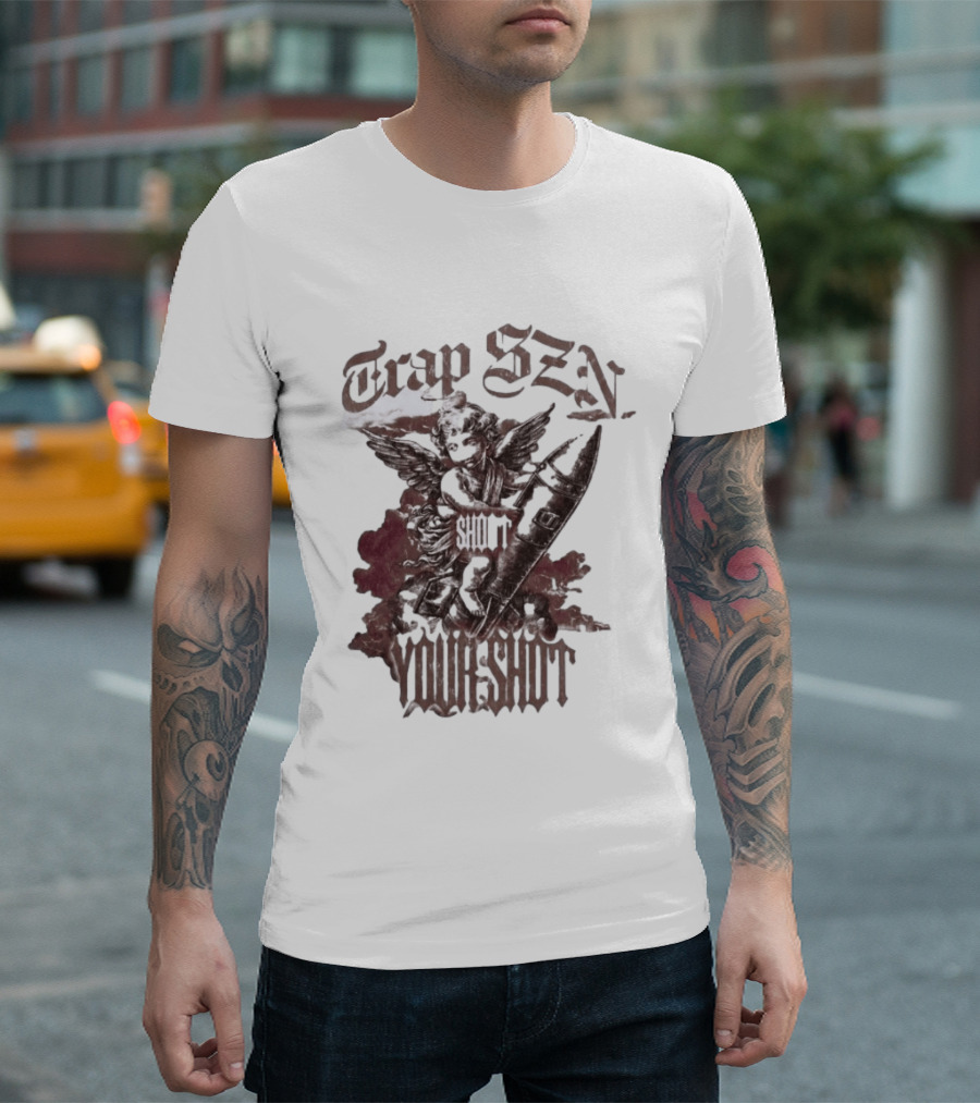 Trap Szn Cupid Shot Rocket Aesthetic T-Shirt