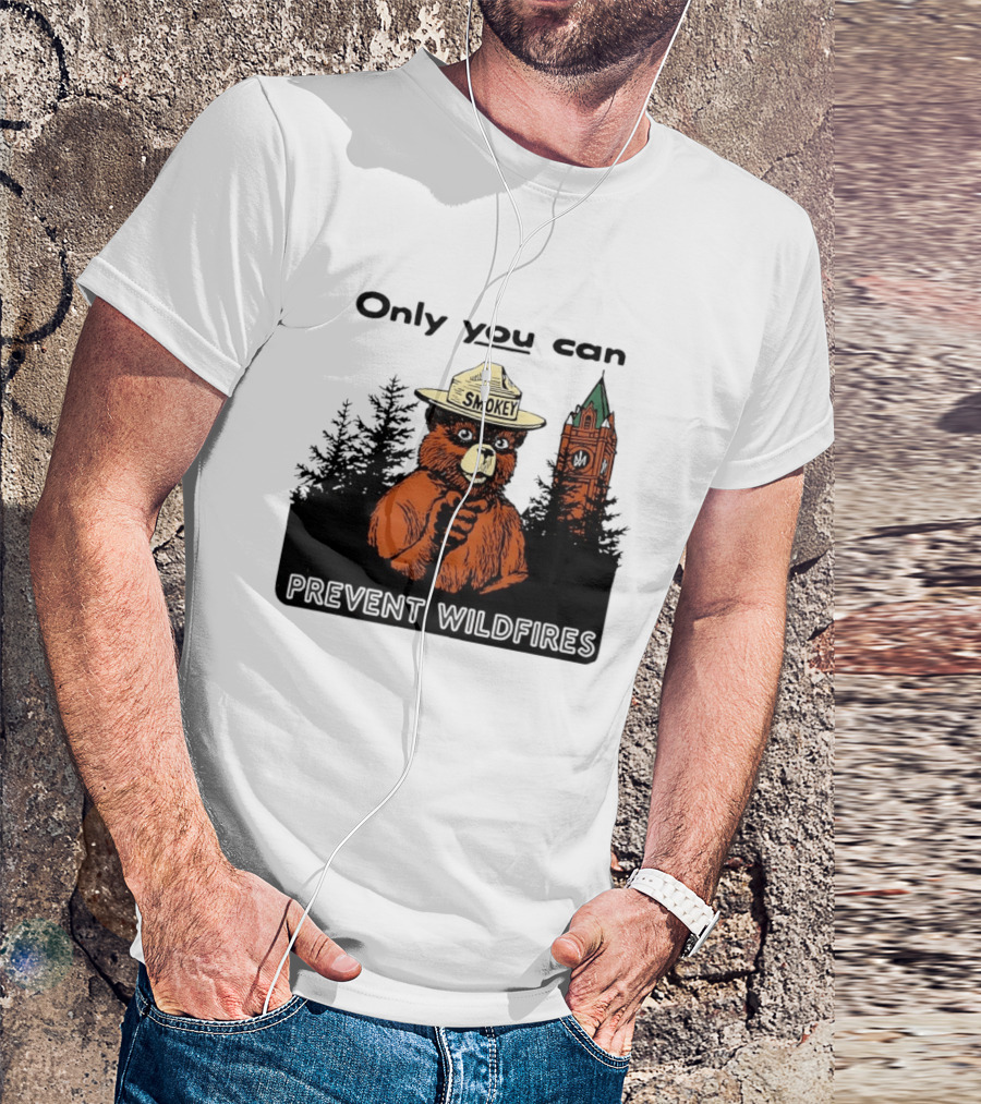 Only You Can Prevent Wildfires Smokey Bear X Montana Collaboration T-Shirt