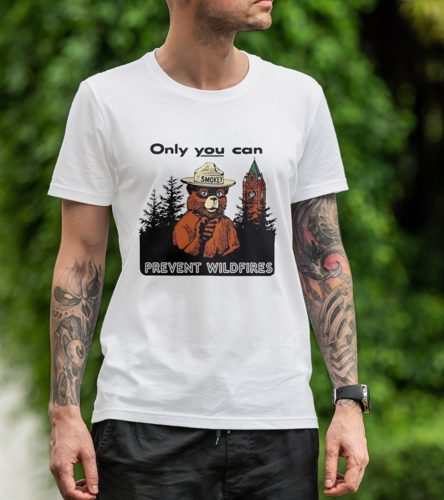 Only You Can Prevent Wildfires Smokey Bear X Montana Collaboration T-Shirt