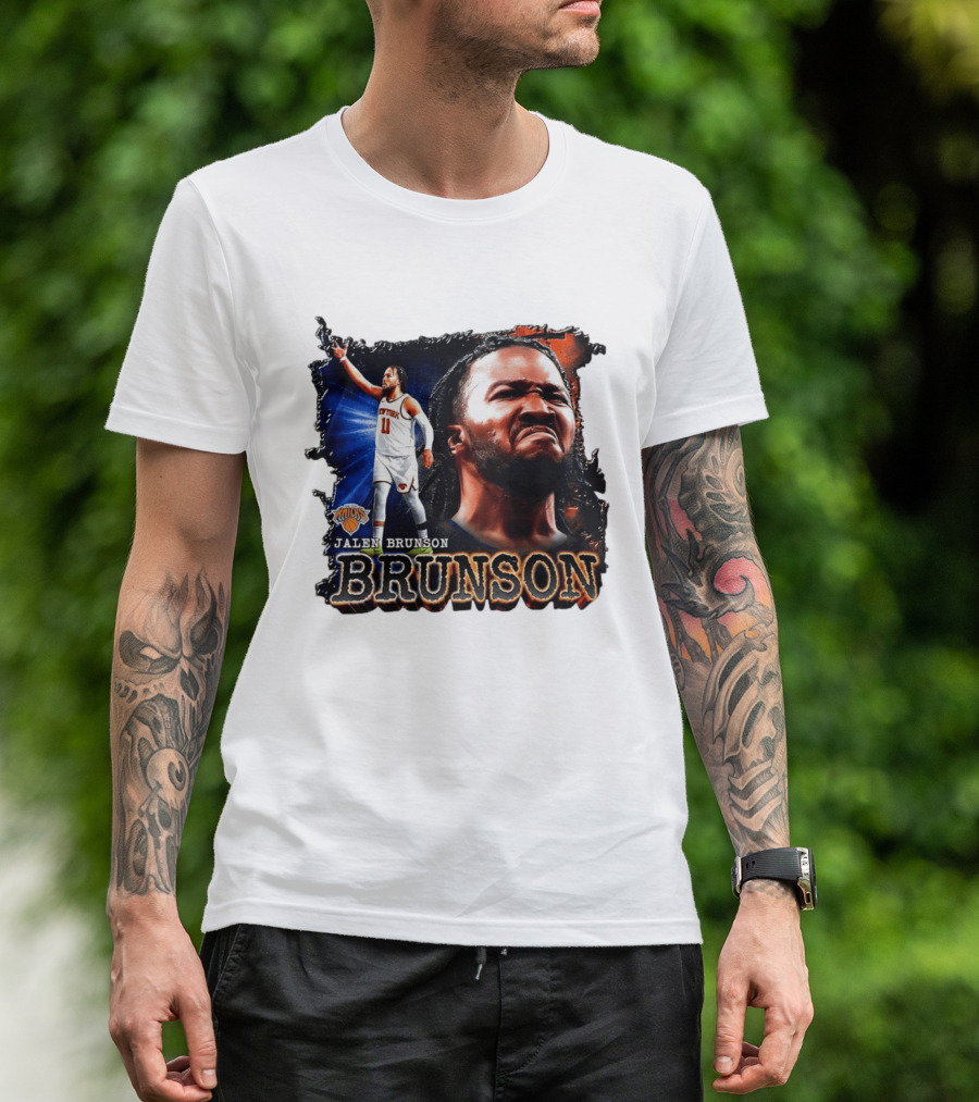 Jalen Brunson New York Knicks NBA Basketball Player Brunson Knicks T-Shirt