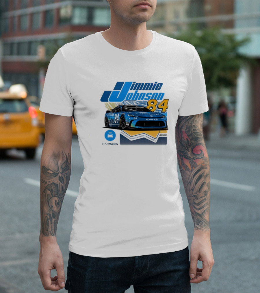 Jimmie Johnson 84 Carvana San Diego Paint Scheme 2026 T-Shirt