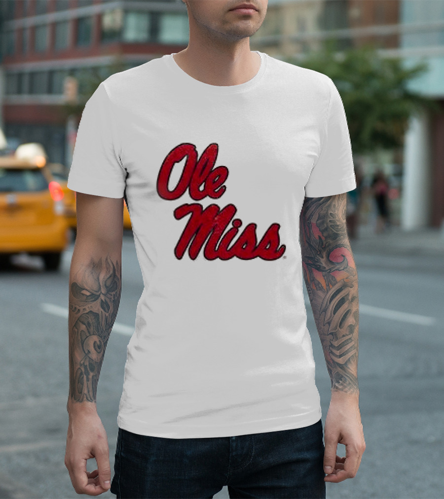 Grateful Dead Ole Miss Rebels Bears Collaboration 2 T-Shirt