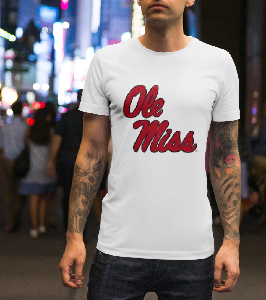 Grateful Dead Ole Miss Rebels Bears Collaboration 2 T-Shirt