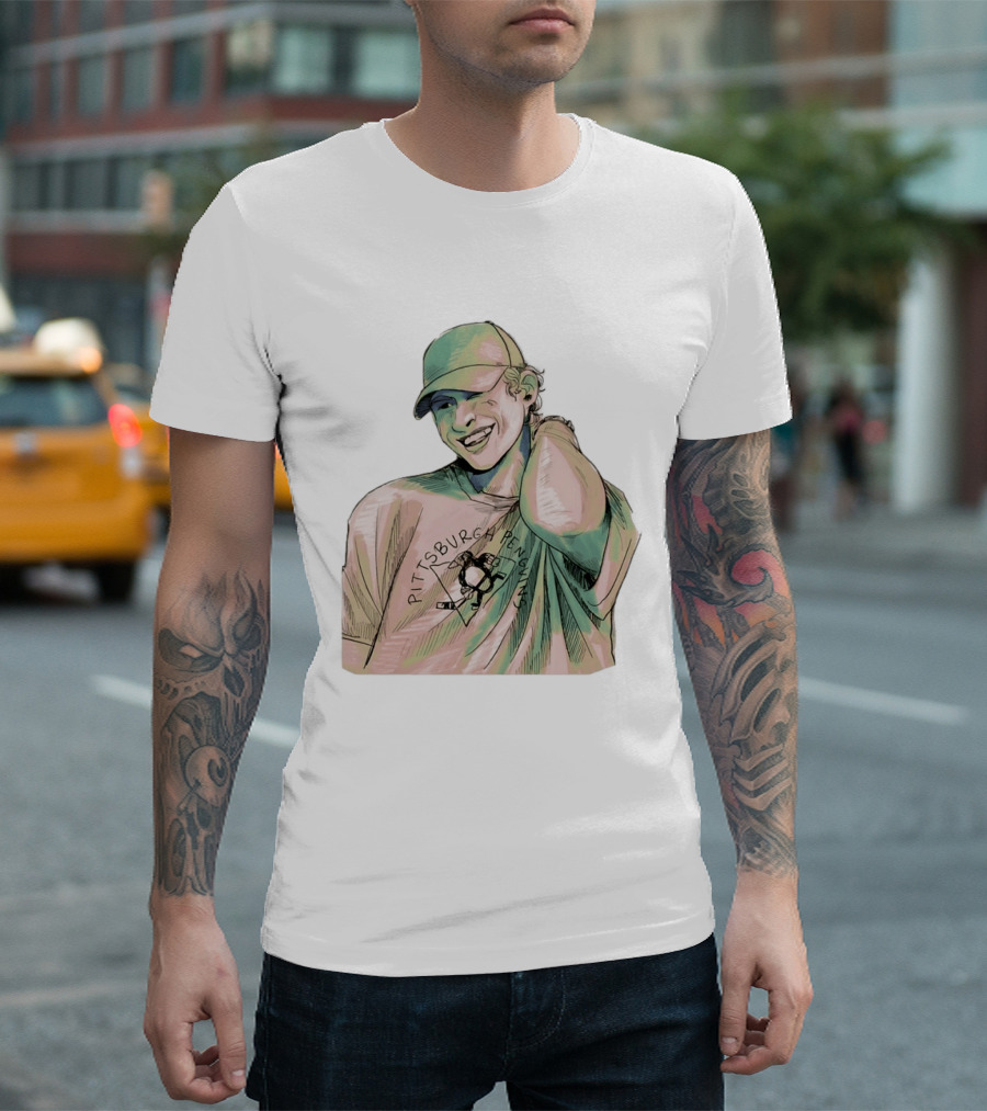 Sidney Crosby Pittsburgh Penguins Hockey Team Player T-Shirt