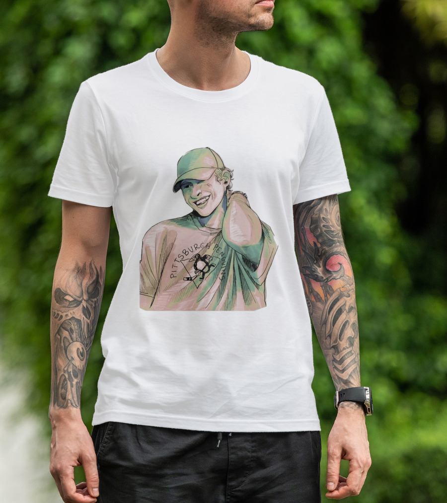 Sidney Crosby Pittsburgh Penguins Hockey Team Player T-Shirt