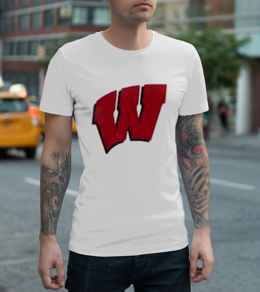 Grateful Dead Bears Wisconsin Badgers Collaboration T-Shirt