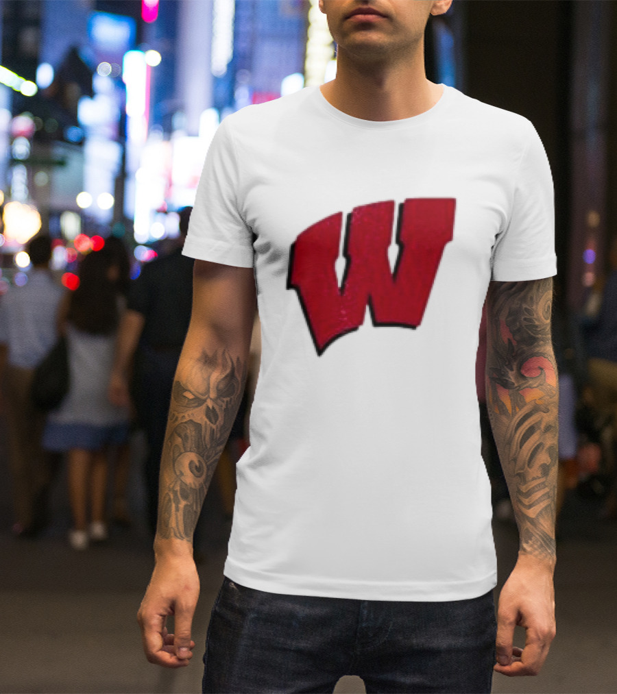 Grateful Dead Bears Wisconsin Badgers Collaboration T-Shirt