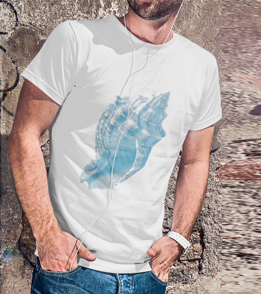 Sonder Haus Ocean Blue Conch T-Shirt