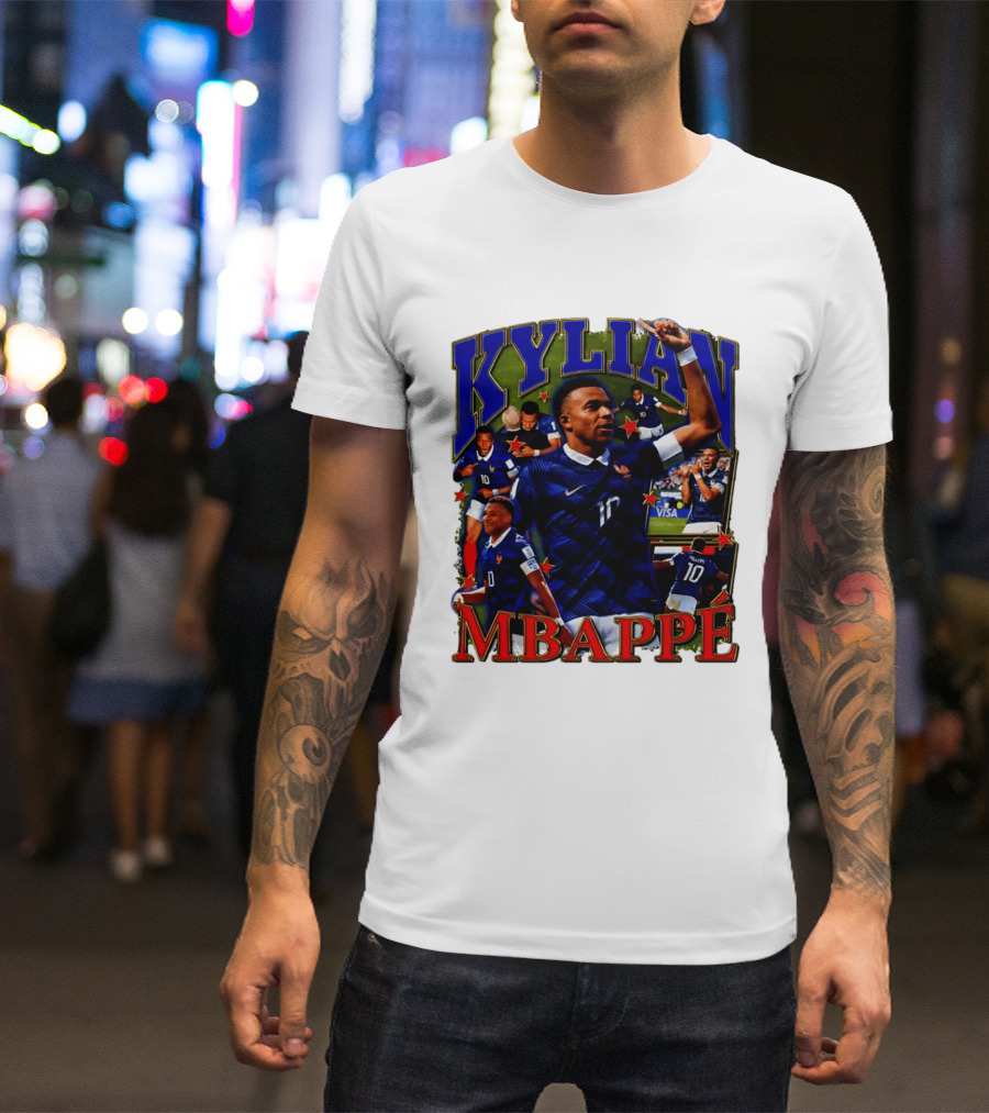 Kylian Mbappe France National Team Star Player Highlights Number 10 T-Shirt
