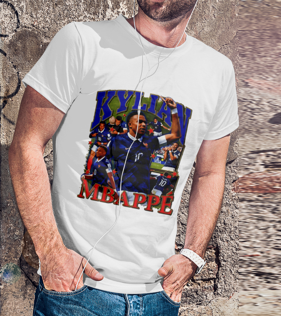 Kylian Mbappe France National Team Star Player Highlights Number 10 T-Shirt