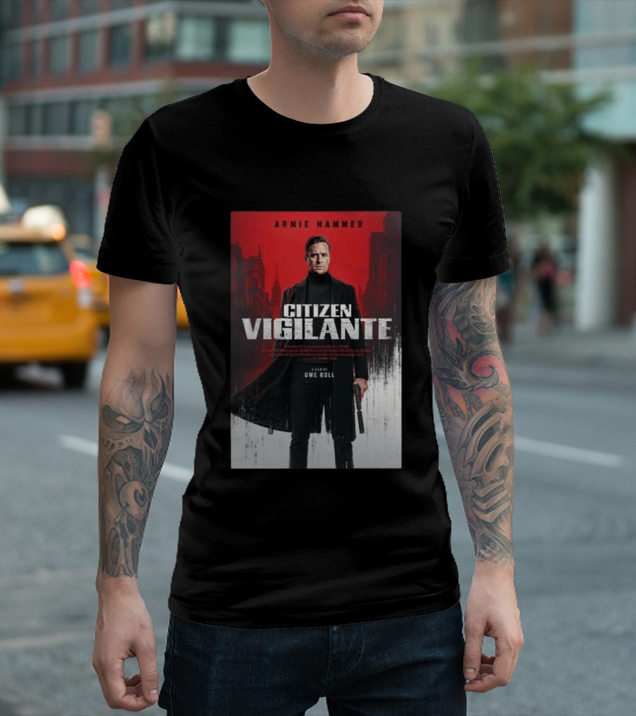 Armie Hammer Citizen Vigilante Film By Uwe Boll T-Shirt