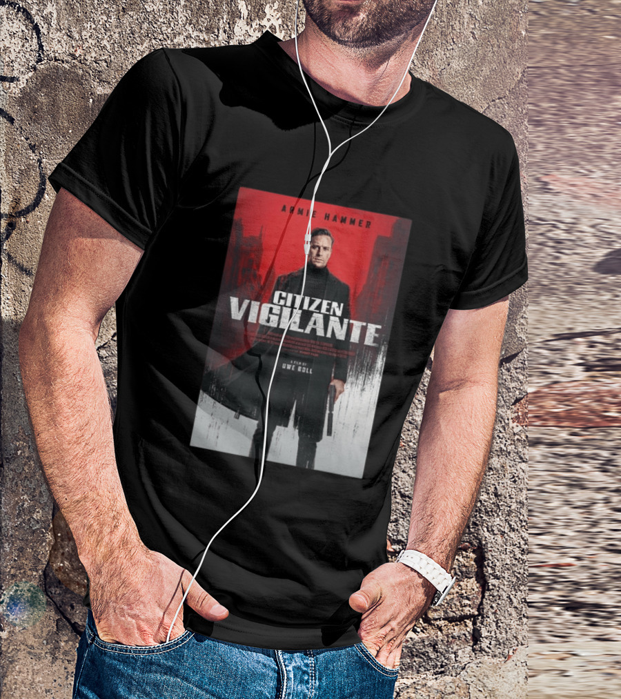 Armie Hammer Citizen Vigilante Film By Uwe Boll T-Shirt
