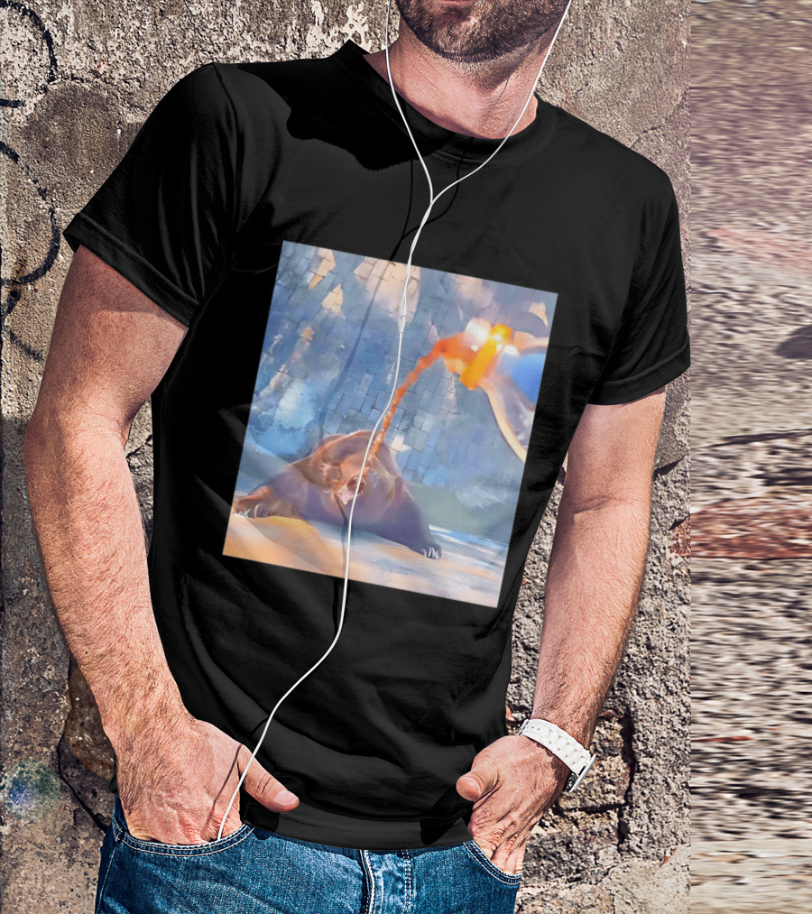 Bear Cola Bottle Wildlife Nature Animal Beverage Refreshment Zoo T-Shirt