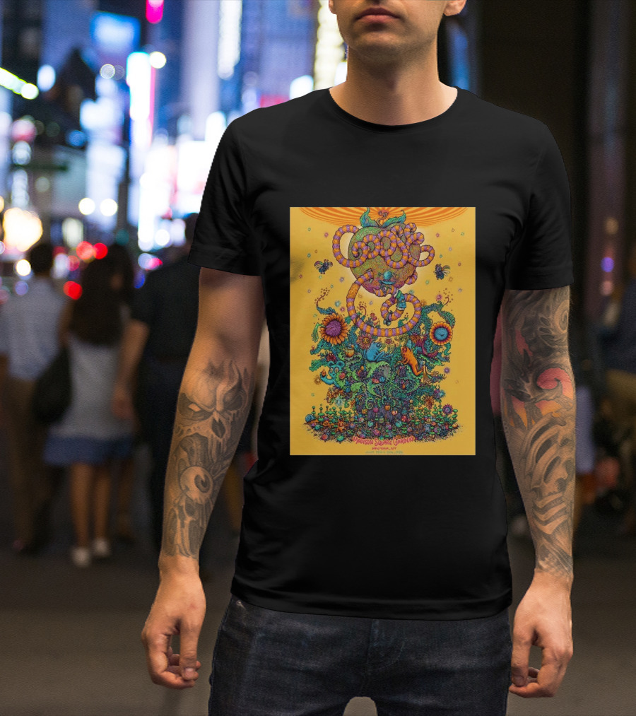 Goose Madison Square Garden New York June 19 And 20 2026 Event Psychedelic Floral T-Shirt