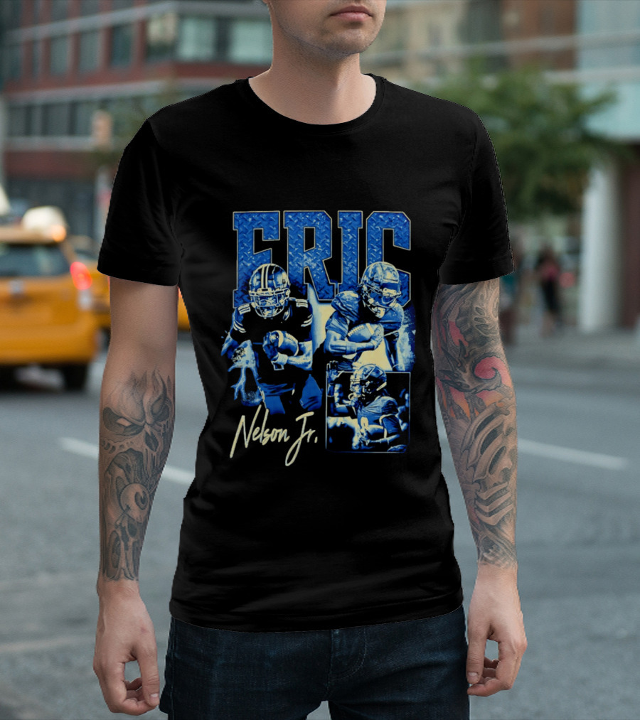 Eric Nelson Jr Football Wildcats New Hampshire T-Shirt