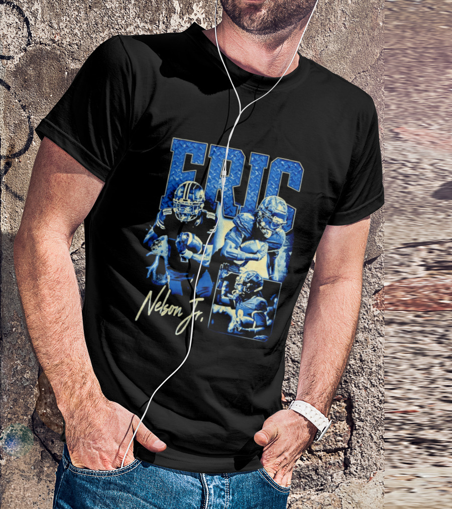 Eric Nelson Jr Football Wildcats New Hampshire T-Shirt