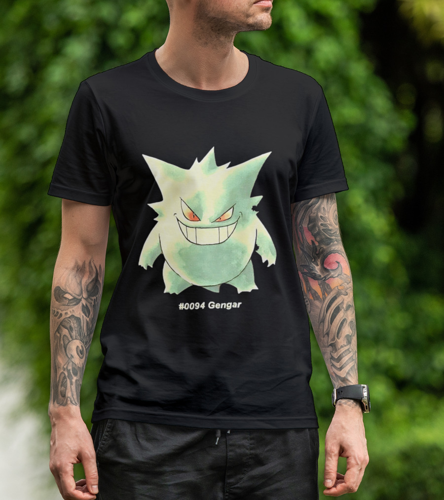 Gengar Pokemon 0094 Shadow Pokemon Ghost Type T-Shirt
