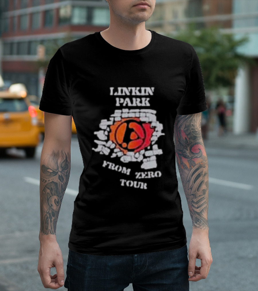 Linkin Park Deus Ex Machina Madrid Spain 2026 From Zero Metal Worker T-Shirt