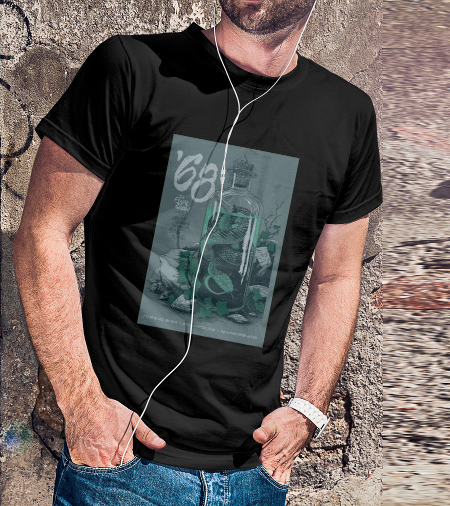ʼ68 The Final Show June 20 2026 Atlanta GA Masquerade Snake In Bottle T-Shirt