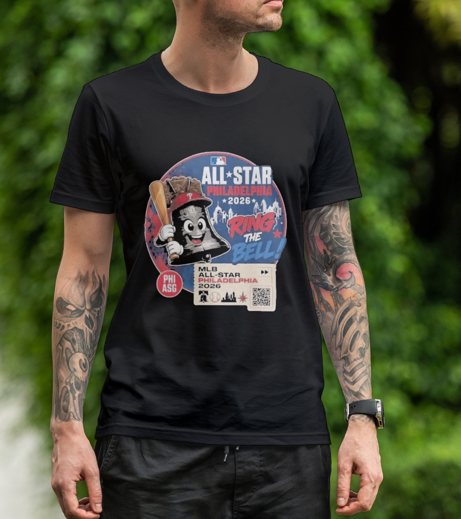 Philadelphia MLB All Star Game 2026 Ring The Bell Liberty Bell Baseball T-Shirt