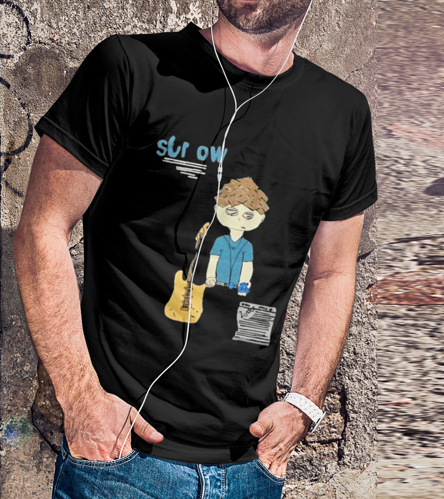 Sorrow Very Sorrow Days Blue Guitar T-Shirt