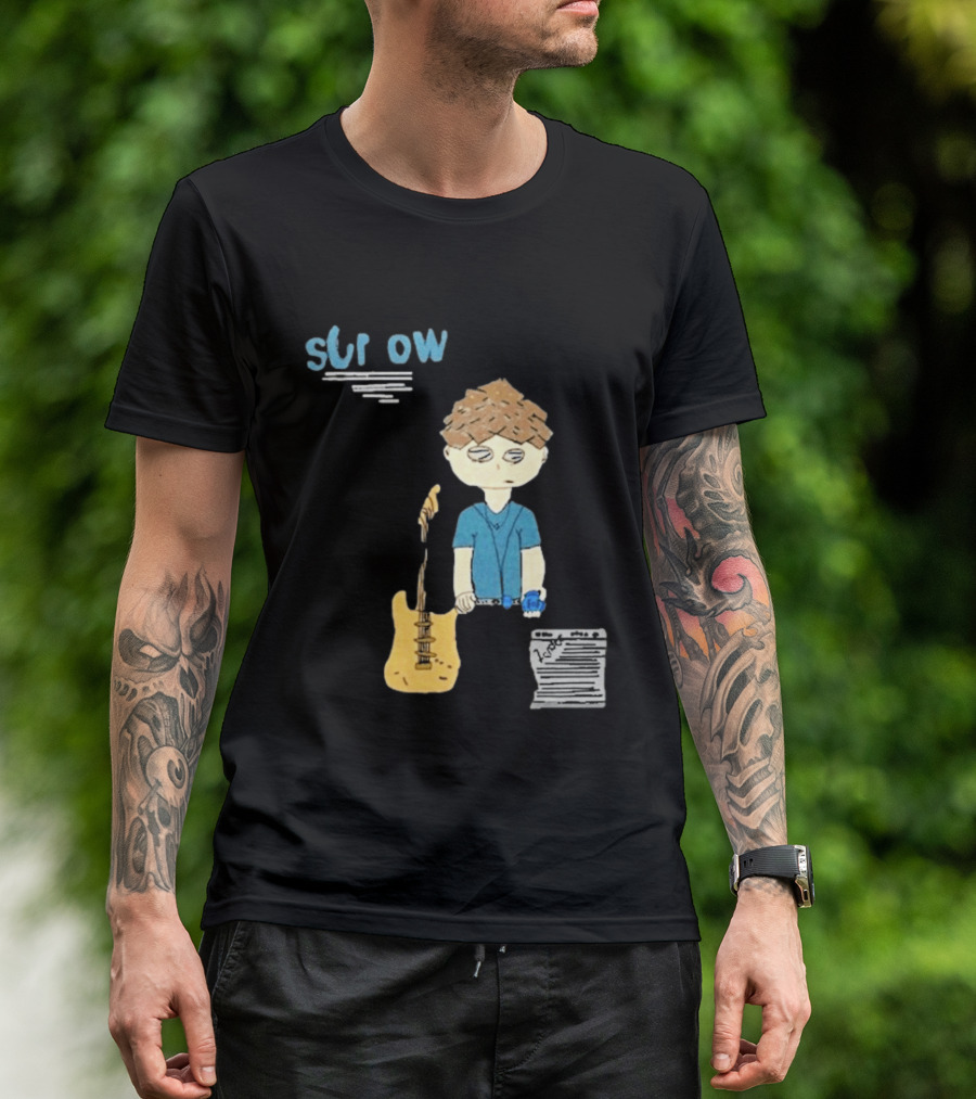 Sorrow Very Sorrow Days Blue Guitar T-Shirt