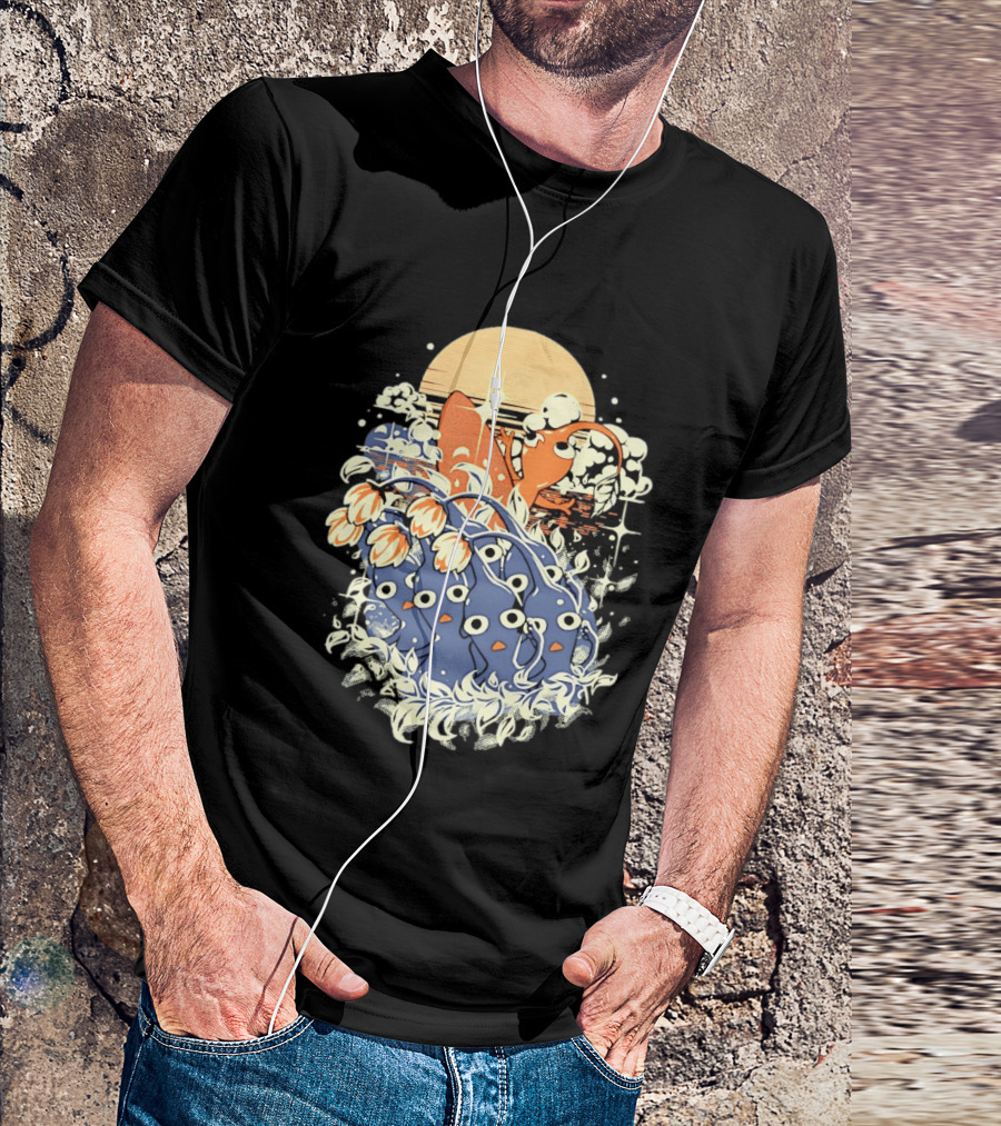 Surfing Pikmin Good Wave Sunset Retro Adventure T-Shirt