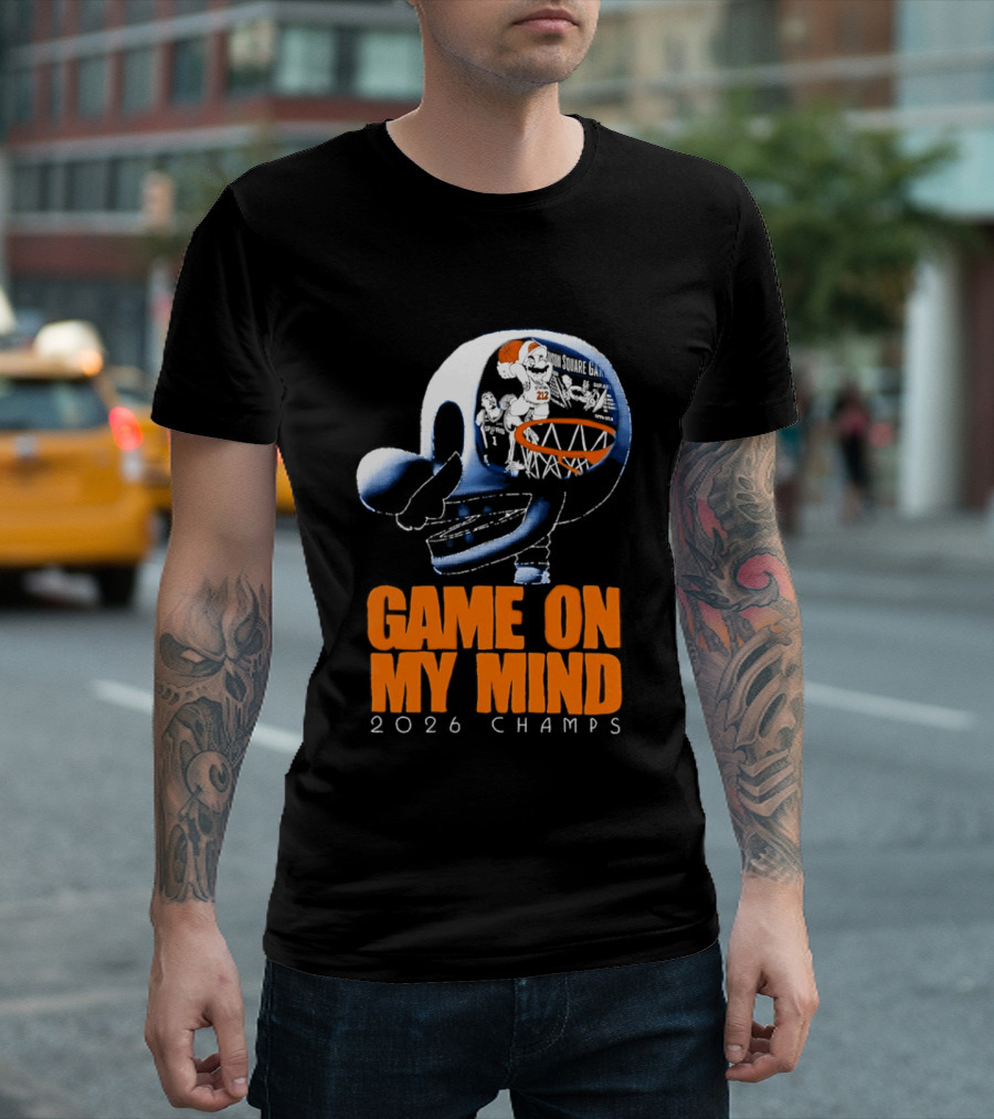 NY Knicks Mario Game On My Mind 2026 Champs T-Shirt