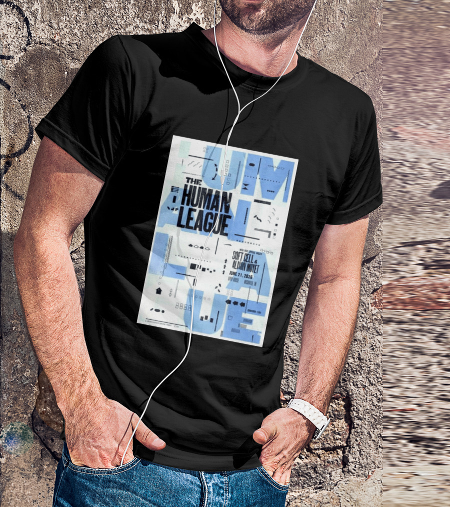 The Human League Soft Cell Alison Moyet June 21 2026 Nashville T-Shirt