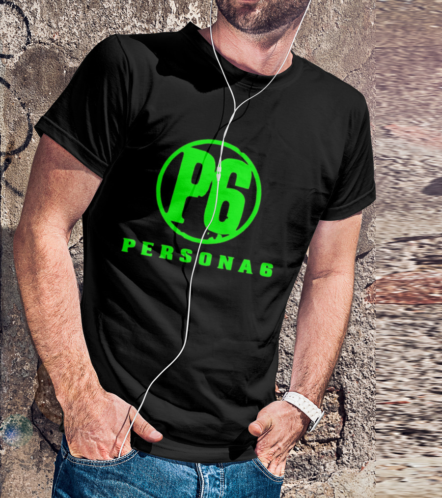 Persona 6 P6 Gaming Series Retro Green T-Shirt