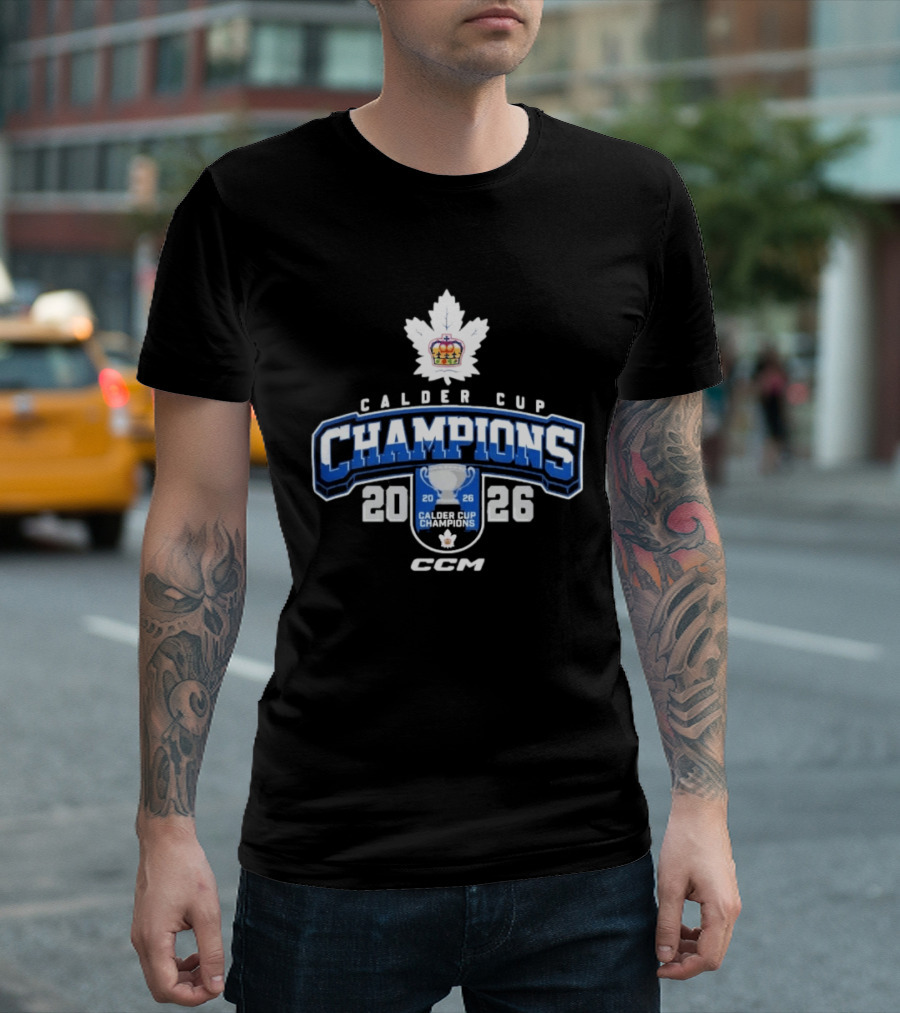 Toronto Marlies Calder Cup Champions 2026 CCM Locker Room T-Shirt