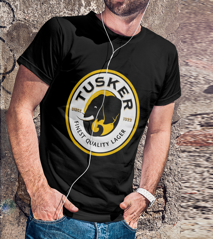 Tusker Elephant Finest Quality Lager Since 1922 T-Shirt