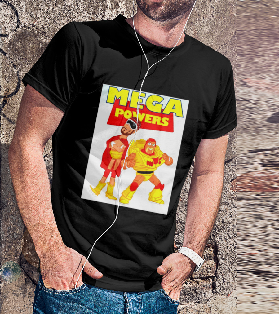 Randy Macho Man Savage Buzz Lightyear Hulk Hogan Toy Story WWE Mega Powers T-Shirt