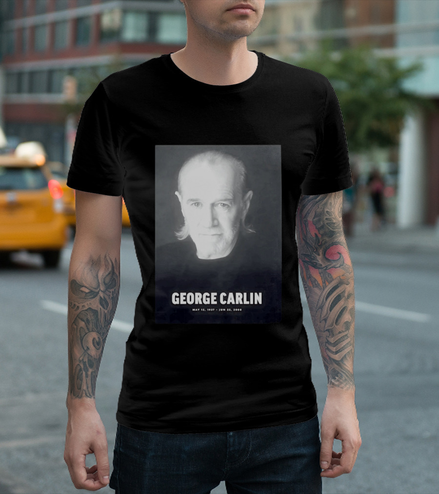 George Carlin May 12 1937 Jun 22 2008 T-Shirt