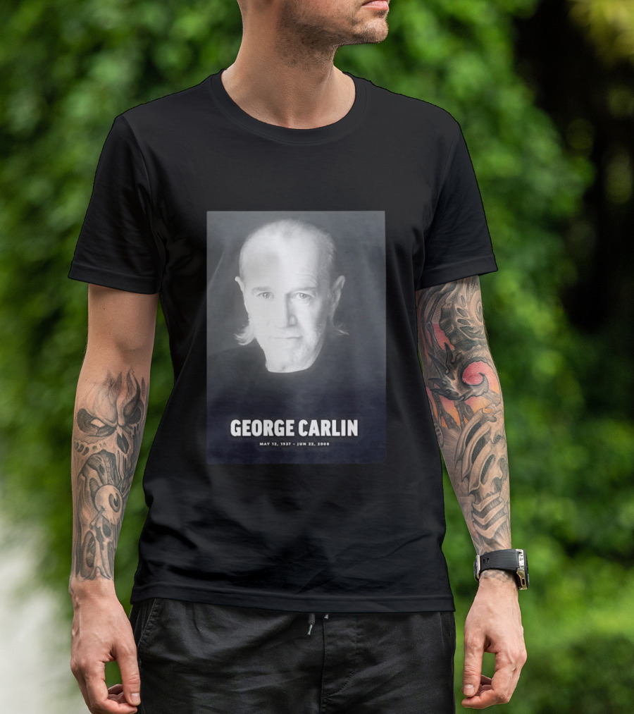 George Carlin May 12 1937 Jun 22 2008 T-Shirt