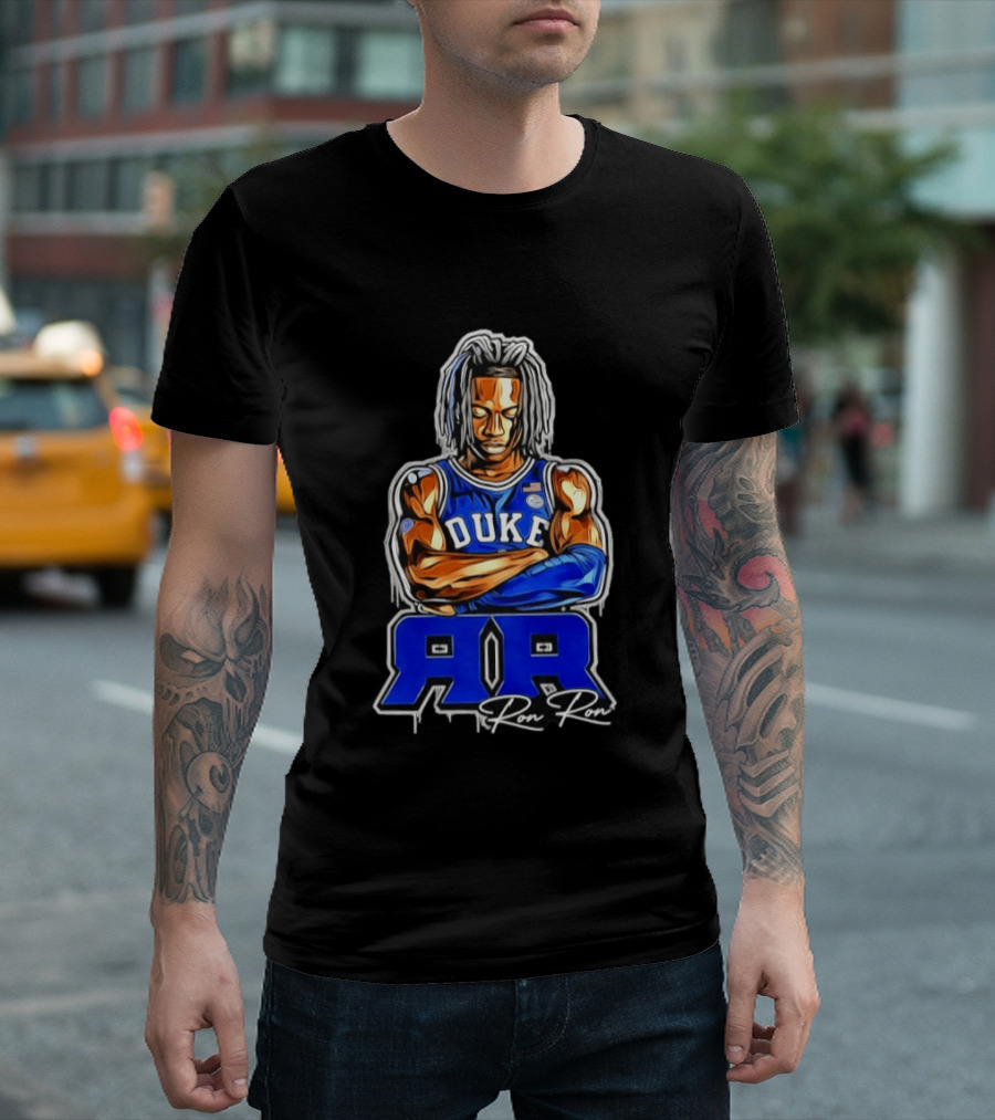 Ron Ron Deron Rippey Jr Duke Blue Devils Basketball Player T-Shirt
