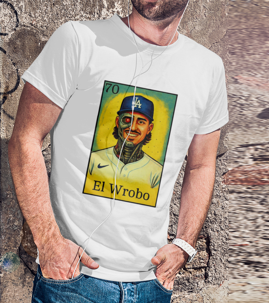 El Wrobo 70 Evan Phillips Los Angeles Dodgers T-Shirt