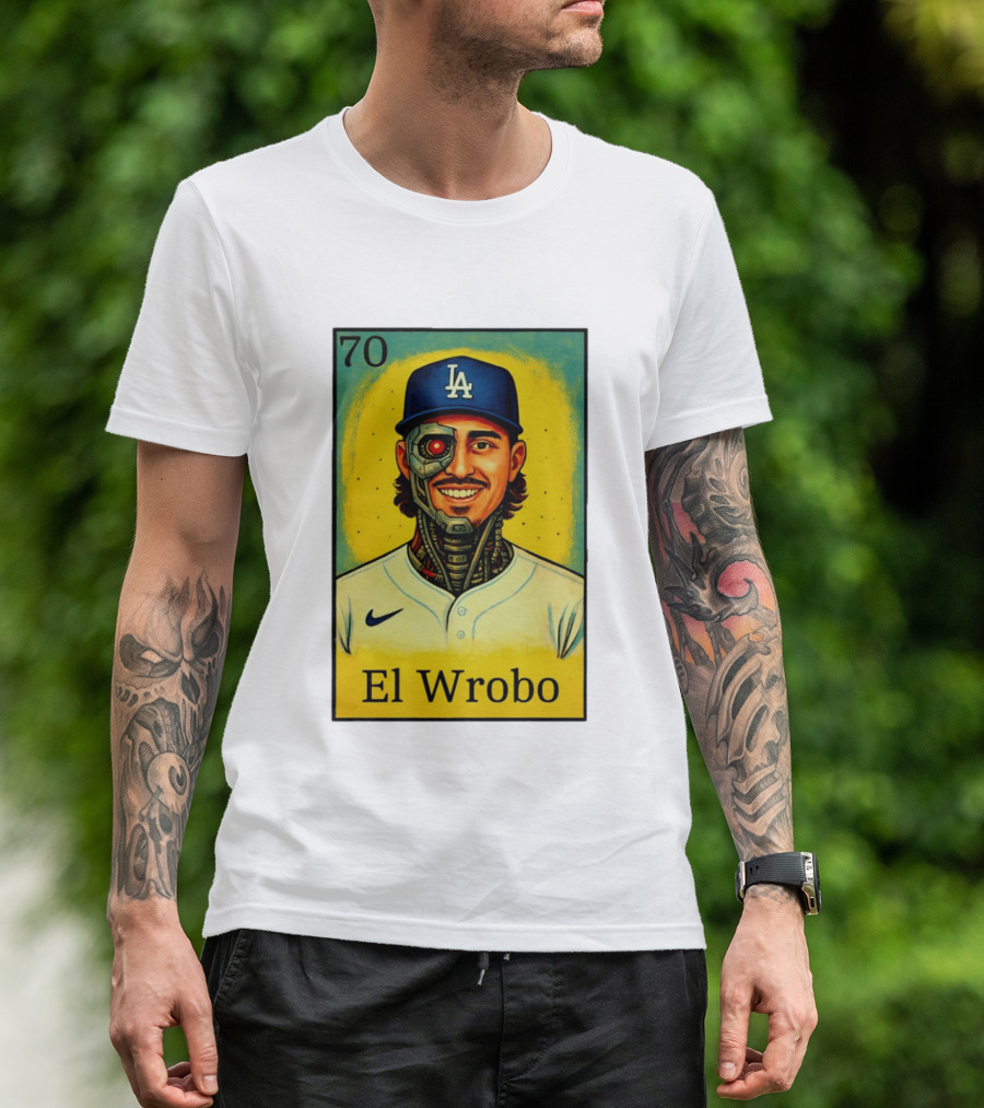 El Wrobo 70 Evan Phillips Los Angeles Dodgers T-Shirt